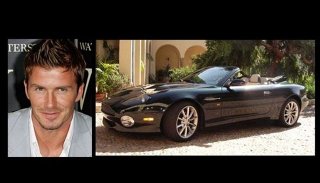 David Beckham - Aston Martin DB7