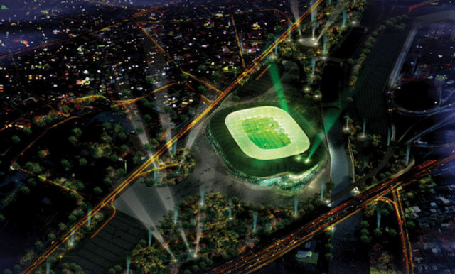 BURSA'NIN TİMSAH ARENASI: Bursa Büyükşehir Belediyesi ile imzalanan protokolle yapılıyor. 45 bin seyirci kapasiteli. Stadyumun kaba inşaatı büyük oranda tamamlandı. Tribün altları spor salonu olacak. Stadyum altında konferans salonları, kafeterya, alışveriş merkezi olacak.