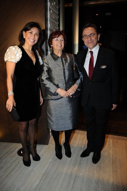 SUZAN SABANCI DİNÇER, TÜRKAN SABANCI, OSMAN MÜFTÜOĞLU 