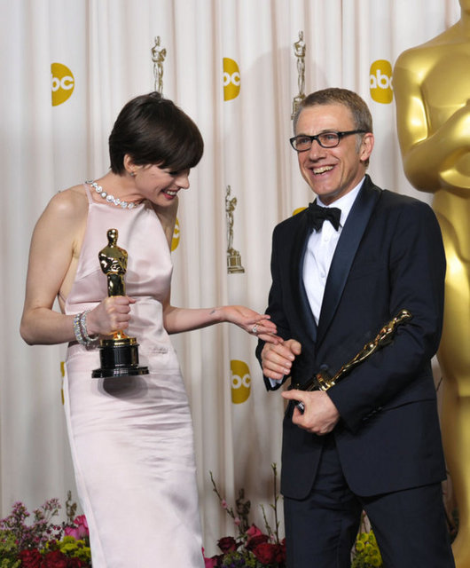 ANNE HATHAWAY, CHRISTOPH WALTZ