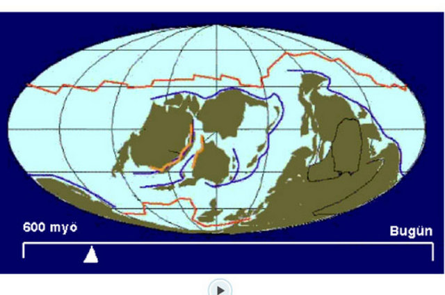 Yaklaşık 1 milyar yıl önce yeryüzünde "Rodinya" adı verilen tek bir kıtanın bulunduğuna dikkati çeken bilim adamları, daha sonra süper kıtanın parçalara ayrılarak şimdiki kıtalara şeklini verdiğini belirtti.