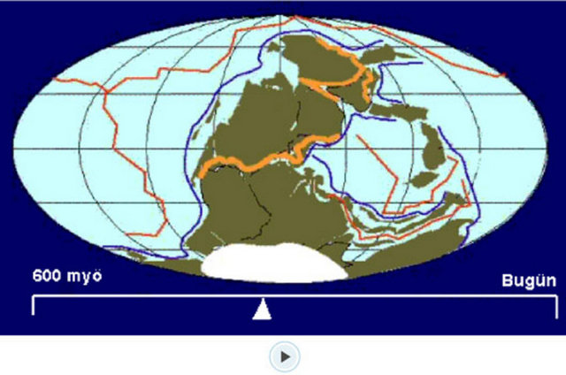 Bu süre içinde yeryüzü coğrafyası en az 9 kez değişmiş ve bundan böyle de, en az 9 kez daha tekrar şekil değiştirecektir.