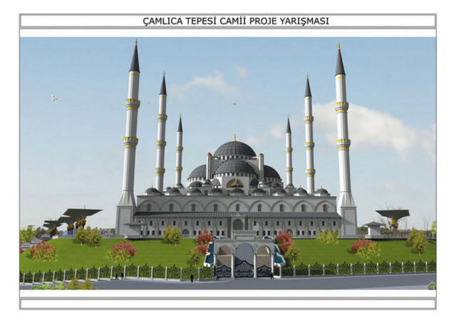 Bilindiği gibi proje yarışması sonucunda, Çamlıca'ya Osmanlı tarzı bir cami yapılması kesinleşmişti.