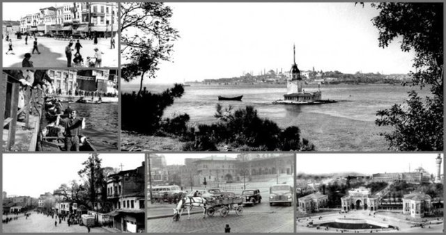İstanbul'un farklı semtlerindeki doğal ve kültürel değişimi belgeleyen kareler, İstanbul'un tarihi mimari eserleri, gündelik yaşantısı, esnafı, kadınları, çocukları ve eğlence hayatının yer aldığı nostaljik bir yolculuğa çıkarıyor.