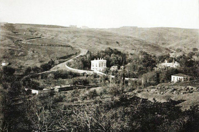 Nişantaşı Ihlamur Yolu ve Ihlamur Kasrı(1880'li yıllar)