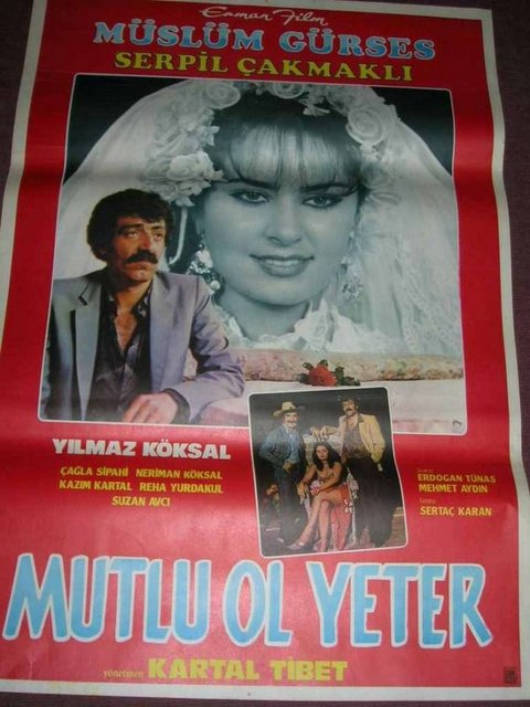 Müslüm Gürses 38 filmde oynamıştır. Bu filmler şunlardır: -  - Ağlattı Kader - 1984 - Amerikalılar Karadeniz'de 2 -2007 - Anlatamadım - 1983 - Balans ve Manevra - 2005 - Bağrı Yanık - 1980 - Beleşçiler - 1986 - Bir Akıllı Bir Deli - 2002 - Bir Yıldız Doğuyor - 1984 - Çare Sende Allah'ım - 1984 - Çığlık - 1986 - Dertler İnsanı - 1990 - Dünya Boştur - 1990 - Esrarlı Gözler - 2008 - Garibanlar - 1984 - Güldür Yüzümü - 1985 - Hasret - 1980 - İkizler - 1985 - İsyankar - 1979 - İtirazım Var - 1980 - Kader Rüzgarı - 1986 - Kısmetin En Güzeli - 1986 - Kul Kuldan Beter - 1985 - Kul Sevdasi - 1980 - Küskünüm - 1986 - Muhabbet Kuşları - 2002 - Mutlu Ol Yeter - 1981 - Oğlum - 1987 - Ömerçip - 2002 - Seher Vakti - 1986 - Sev Yeter - 1984 - Sevmemeli - 1988 - Şov Bizinıs - 2011 - Talihsizler - 1987 - Töre - 1986 - Yalnızlık Korkusu - 1988 - Yaranamadım- 1985 - Yıkıla Yıkıla - 1986 - Zeytin Gözlüm - 1980