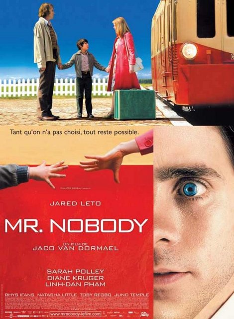 7-Bay Hiçkimse (Mr. Nobody) (2009) -  - "Matrix"in sanal gerçekliği alternatif gerçekliğe çevirdiği yerden alan, bol hayat parçalı ve mimarlı bir evren tanımı... Jaco Van Dormael, insanoğlunun çocuk benliğinin kontrol ettiği, bu sayede de linklere tıklayarak ilerleyen taze bir dünya ezberi yaratıyor. Bunun da 'yapay'lık ve 'fark yaratma' adına ilerleyen yolları bir hayli 'dinamik' ve 'heyecan verici'... Tavizsiz bir 2000'ler usulü sanal gerçeklik temsili diyebiliriz.