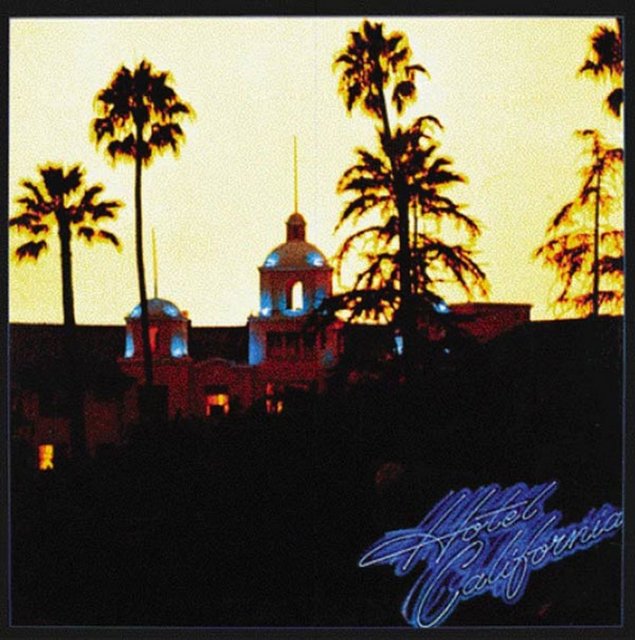Eagles - Hotel California (1976) -  - Grubun country kökeni, albümün başından sonuna kadar kendini belli ediyor. Özellikle de Walsh'un elektrikli piyanosunun, özenle biçilmiş Hollywood çimenleri kadar zengin vokal armonileri arasında bir Meksika barının uykulu hüznünü çağrıştırdığı "New Kid In Town"da.