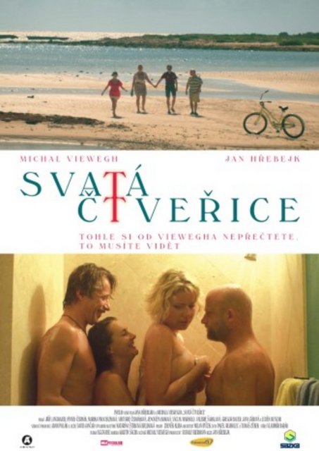 14-Kutsal Dörtlü (Svata Cteverice / The Holy Quaternity) (2012):   Sinemanın özgürlükçü döneminde Paul Mazursky, eş değiştirmenin üzerine giden "Bob & Carol & Ted & Alice" (1969) ile bazı tabuları yıkmıştı. Çek yönetmen Jan Hrebejk ise burada bu durumu 'mizahi bir yanılsama'yla sarıp günümüzün evliliklerine uyarlıyor. Çek Cumhuriyeti'ndeki ailelerin muhafazakar ve dindar yapısını, ironik bir dille sarsmaya çabalıyor.