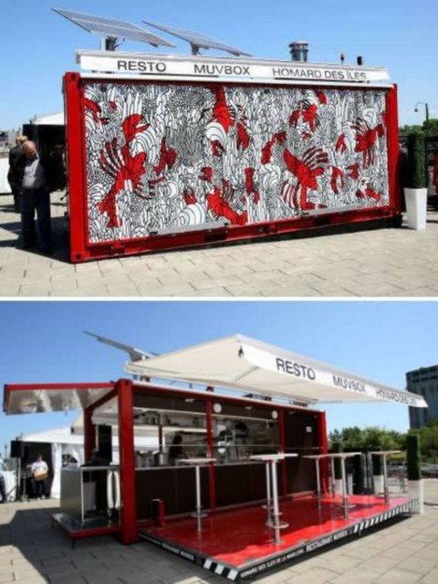 MuvBox Shipping Container Restaurant (Kanada)
