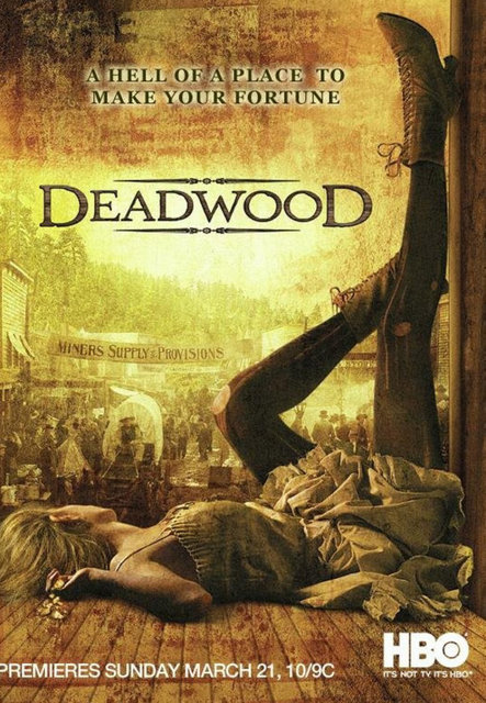 22- Deadwood:  ABD yapımı Western tarzı televizyon dizisidir. David Milch tarafından yazılan dizi 21 Mart 2004 ile 27 Ağustos 2006 tarihleri arasında 12 bölümden oluşan 3 sezon olarak HBO televizyon kanalında gösterilmiştir.