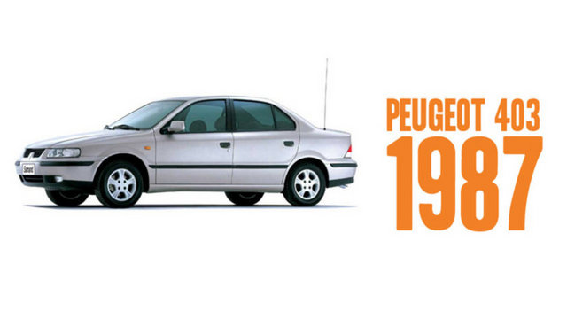Peugeot 405 (IKCO Samand) - İran'ın neredeyse ulusal aracı olan Peugeot 405 ülkede en çok tercih edilen otomobil. -
