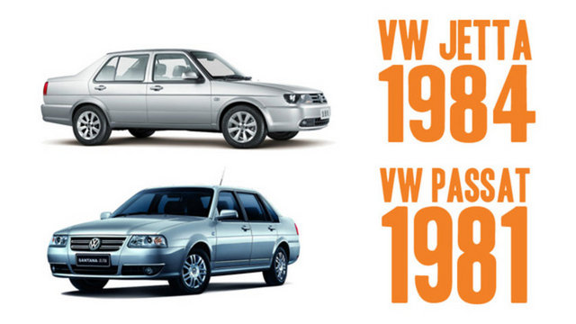 Volkswagen Jetta ve Volkswagen Passat  - Bugün hala otomotiv sektöründe ağırlığını koruyan iki model olan Volkswagen Jetta ve Volkswagen Passat zamanının en gözde otomobillerindendi. - Volkswagen Passat ilk olarak 1981'de,  Volkswagen Jetta ise ilk olarak 1984'te üretildi. -