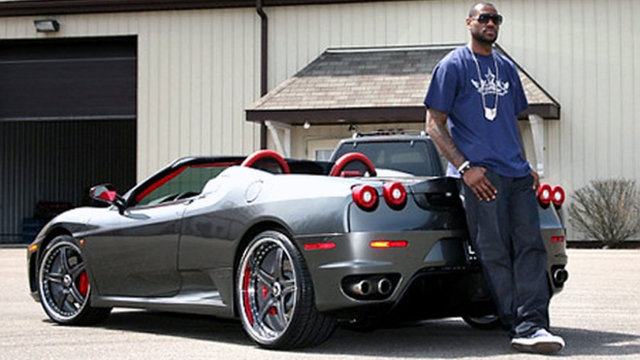 LeBron James Customised Ferrari F43010