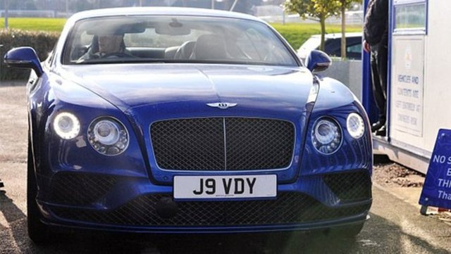 Jamie Vardy-Bentley Continental GT