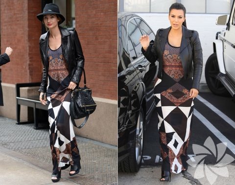 Lily Aldridge- Kim Kardashian