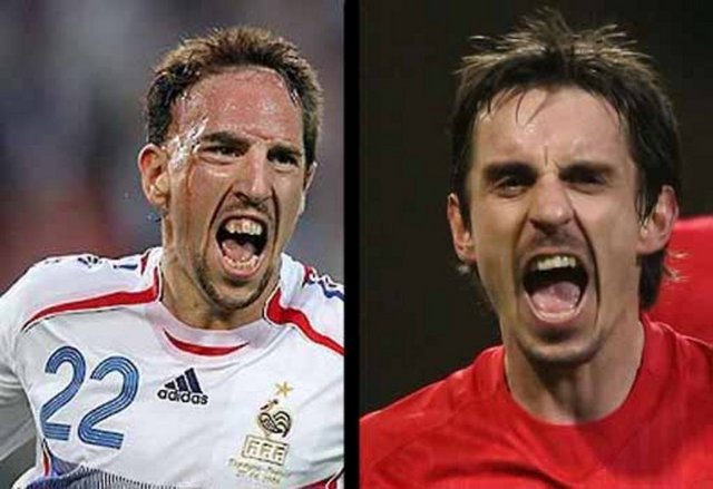 FRANK RIBERY - GARY NEVILLE