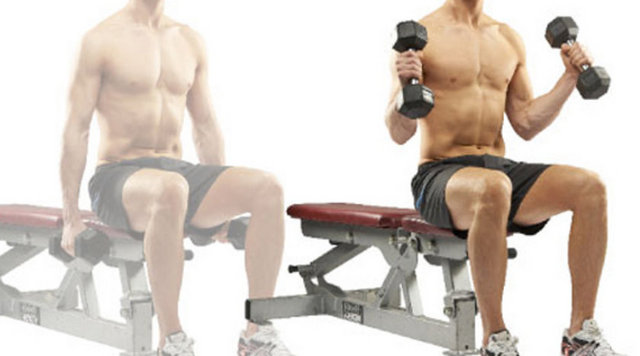 Baş parmaklarınız dambılın dışında kalmamalı diğer parmaklarınızın üzerine koymalısınız...