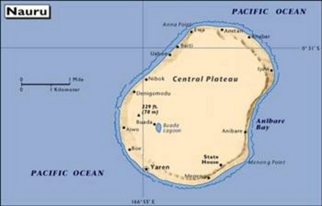 Nauru -  - Nauru, Büyük Okyanus'ta küçük bir mercan adasında kurulu devlettir. Doğusunda Yeni Gine yer alır, Ekvator'un ve Marshall Adaları'nın güneyindedir...