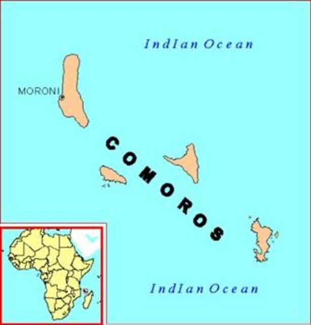 Komorlar -  - Komorlar, Afrika'da Mozambik ve Madagaskar'la okyanus komşuluğu olan bir ada ülkesidir...