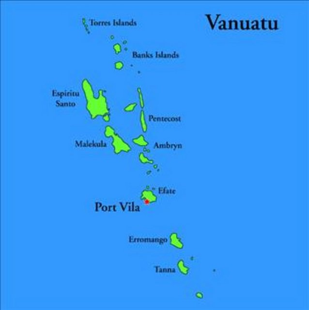 Avusturalya'nın 1750 km doğusunda Yeni Kaledonya'nın 500 km kuzeydoğusunda Fiji'nin batısında ve Solomon Adalarının güneyinde Pasifik Okyanusu'nda yer alır...