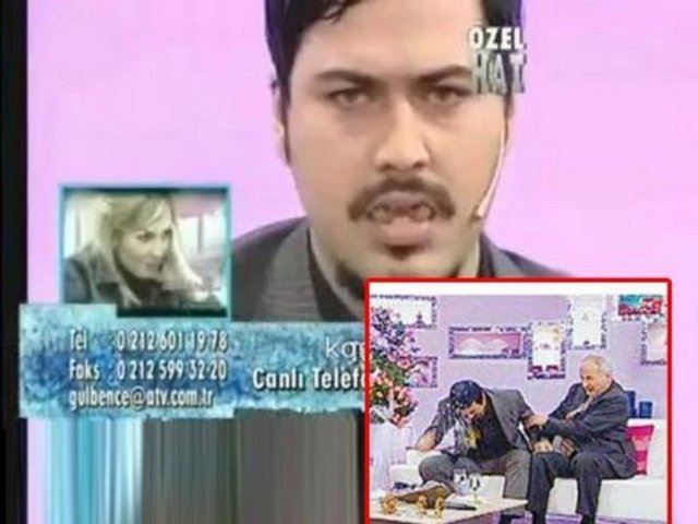 Caner'in kafasında bardak kırması