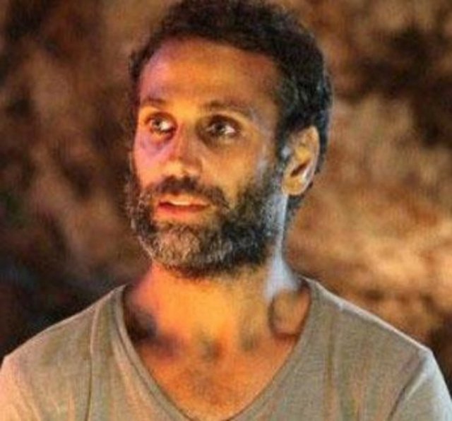 Yarışmadan elenmeden önce kelimenin tam anlamıyla Robinson Crusoe'ya dönüşmüştü...