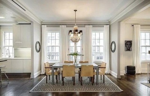 Manhattan'ın Flatiron bölgesindeki Gramercy Park'a bakan lüks dairede 5 yatak odası ve üç banyo bulunuyor.