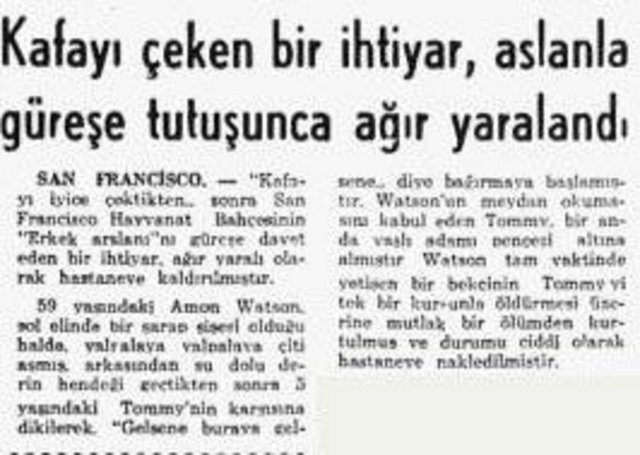 1968 - "İçince aslan olacaksınız" sloganını çok yanlış anlamışsın ihtiyar... -