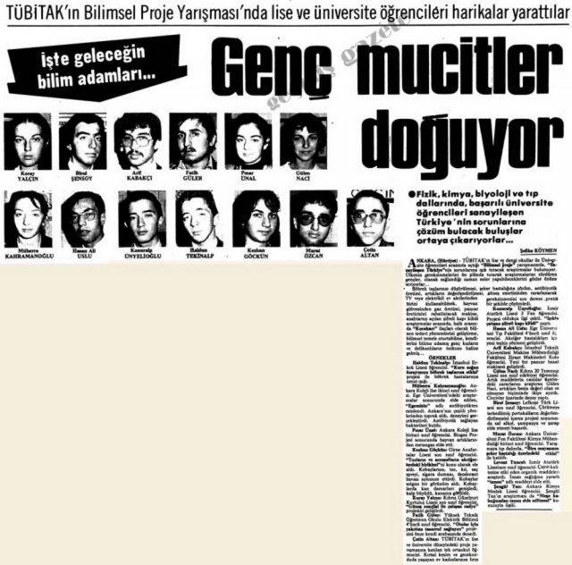 (1981) Fizik, kimya, biyoloji ve tıp dallarında, başarılı üniversite öğrencileri sanayileşen Türkiye'nin sorunlarına çözüm bulacak buluşlar ortaya çıkarıyorlar... -   -  -  -  -