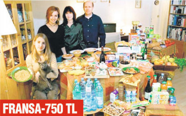 Le Moines Ailesi: Makarna, meyve suları, sebze, meyve, ceviz, bol meyveli yoğurt, peynir. 269 sterlin (750 TL)