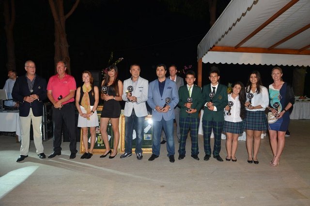 AYDIN TURHAN, JAN JOHANSSON, KLARA SPILKOVA, SHARMILA NICOLLET, SABRİ YİĞİT, ALİ ÖZDOĞAN, National Golf Klubü Junior Oyuncuları, SOPHIE SANDOLO