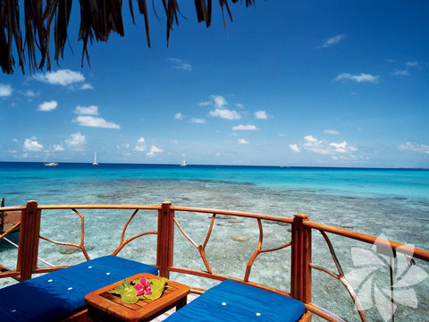 Hotel Kia Ora, Rangiroa, Tuamotu Takımadaları, Fransız Polinezyası