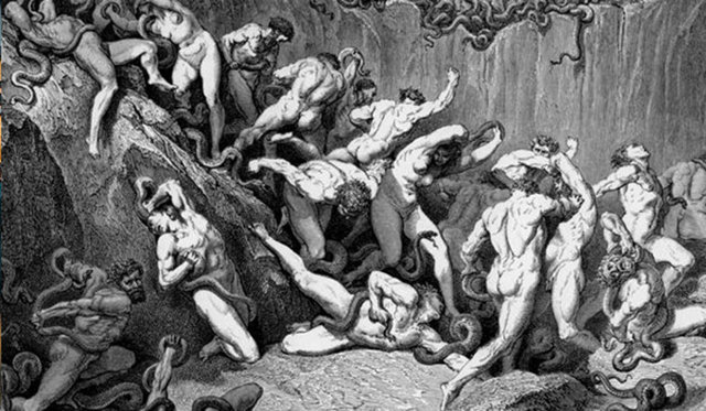 Dante'nin İlahi Komedya eseri ve bilhassa cehennem bölümü