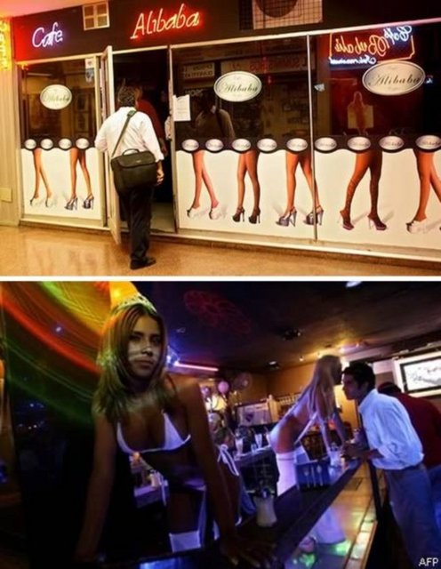 Bacaklarla Kahve: Şili'de açılan Cafe con Piernas'ta sadece kışkırtıcı kıyafetler giyen kadın garsonlar hizmet veriyor.