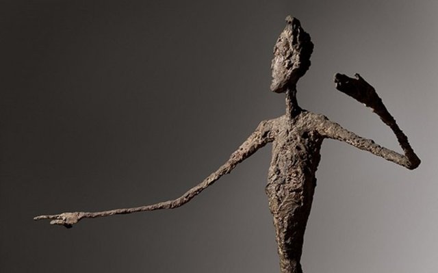 L'Homme au doigt - Sanatçı: Alberto Giacometti  - Yapım yılı: 1947 - Değeri: 141.3 milyon dolar