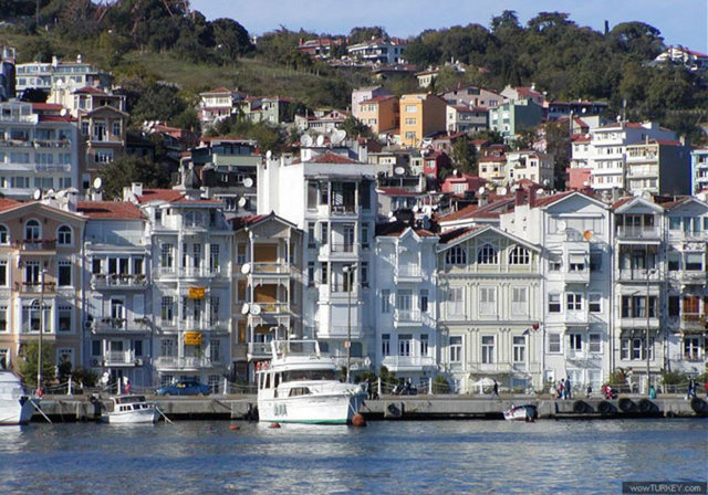 Bizans döneminde Constantinus (Büyük) tarafın- - dan yaptırılan Michael kilisesinden dolayı  Vicus Michaelicus  veya Scaleae (İskele) adıyla biliniyordu .Buraya yerleştirilen Arnavut göçmenlerden dolayı halk bu semti - Arnavut köyü olarak anıyordu isim zamanla Arnavutköy  olmuştur. -