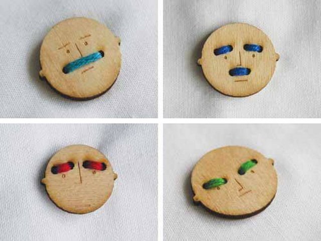 Surat İfadeli Düğmeler