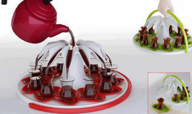 En Pratik Çay Servisi Aracı