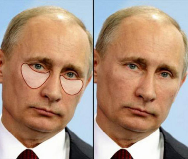Putin'in 2012 devlet başkanlığı seçimlerinden önce fotoğraflardaki değişiklik gözlerden kaçmadı.
