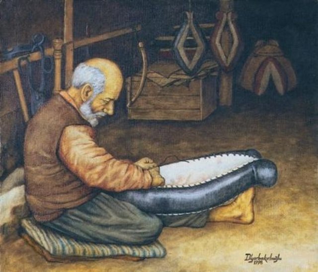 Hamutçuluk - Kedenecilik  -  - Hamut: Atın boynuna geçirilen koşum takımı -  - Kedene: Çift süren hayvanların boyunlarına takılan meşin halka -  -