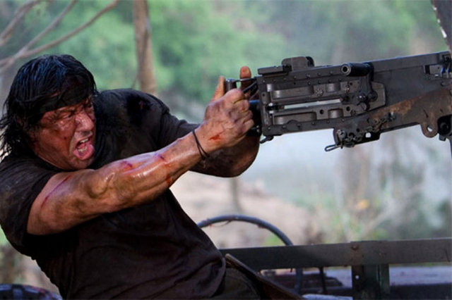 En iyi ölüm sahnesi. Rambo 4 -  -