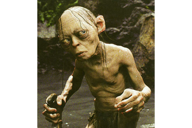 En başarılı CG karakteri. Gollum, Yüzüklerin Efendisi -  -  -  -