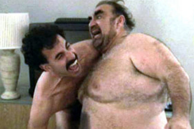 En iyi çıplak erkek sahnesi. Borat -  -