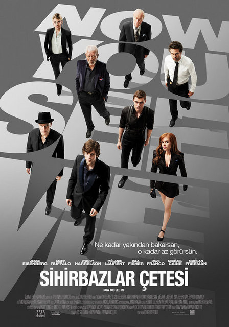 19-Sihirbazlar Çetesi (Now You See Me) (2013): Dört sihirbaz, şovlarında banka soygunları yaparak ellerine geçen parayla seyircilerini mutlu ederler. Las Vegas'ta ünlenen bu ekip, bir anda Interpol ve FBI'ın yakın takibine girer. Peki ama bu dolandırıcılık suçu nasıl bir sonuç verecektir?... "Prestij"in aksiyon görmüş kardeşi olarak anılabilecek "