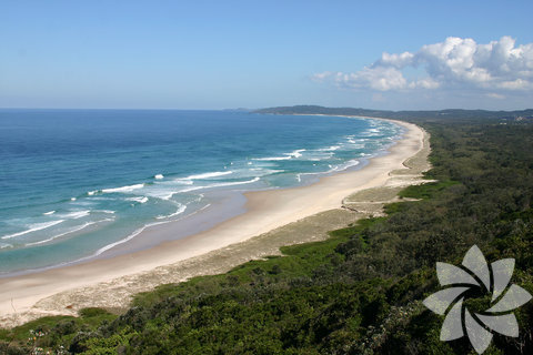 Byron Bay kumsalı, Avustralya