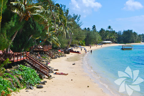 Rarotonga plajı, Cook Adaları