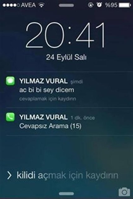 Aziz Yıldırım'ın cep telefonu (2)