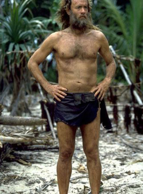 Tom Hanks bu rolü için 22 kilo verdi.