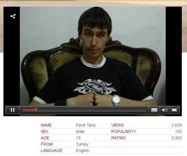 Ferdi Tarla (19 yaşında, Öğrenci) -